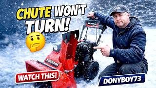 HONDA Snowblower Electric Chute Intermittent Problems - Step By Step Repair Video