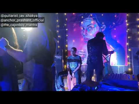 Anchor prashant mishra RJ Prashant Live performance at Jaipur Bagh | Bandish Band Jaipur | Best anchor