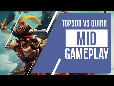 TOPSON VS QUINN | PANGOLIER VS DAZZLE MID | DOTA 2 PRO | DOTA 2 7.34C | NEW META | TOPSON DOTA 2