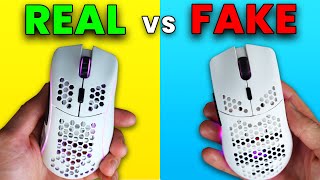 I bought a FAKE Glorious mouse from Temu!