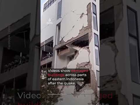 7.7-magnitude earthquake strikes eastern Indonesia