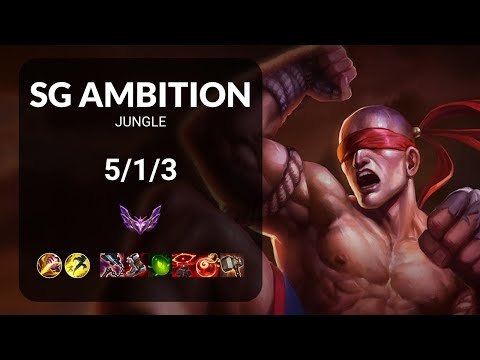 SG Ambition Lee Sin vs Viego JUNGLE - KR MASTER Patch 13.13