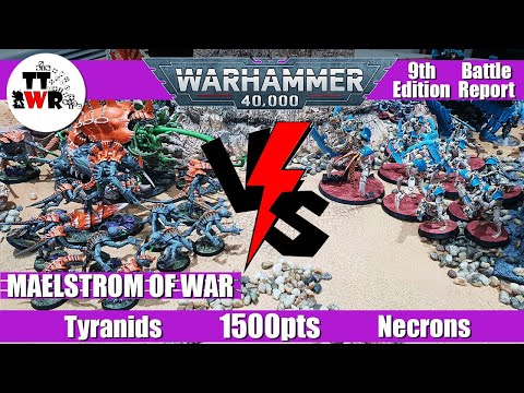 Tyranids vs Necrons - 1500 pts - Maelstrom of War Battle Report