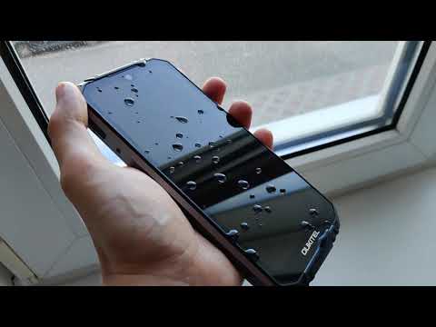 Тест олеофобного покрытия Oukitel WP6