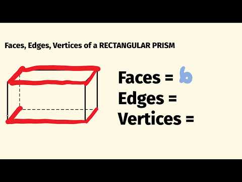 How Many Faces, Edges And Vertices Does A Rectangular Prism Have?