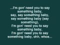 Timbaland Feat. Drake - Say Something lyrics ...