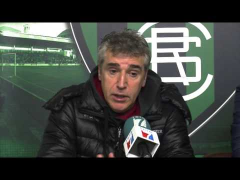 Pablo Turrillas tras Sestao River 0 - 1 UD Logroñés