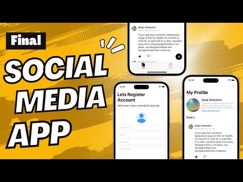 SwiftUI Social Media App - Firebase - Final Part - Xcode 14 - SwiftUI Tutorials thumbnail