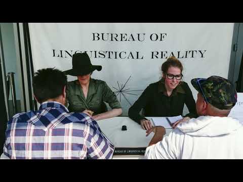 The Bureau of Linguistical Reality Performance Lecture | Alicia Escott & Heidi Quante