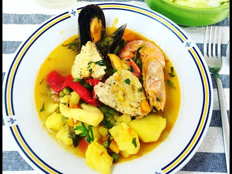 BONITO GUISADO CON MARISCOS( MARMITACO XXL)