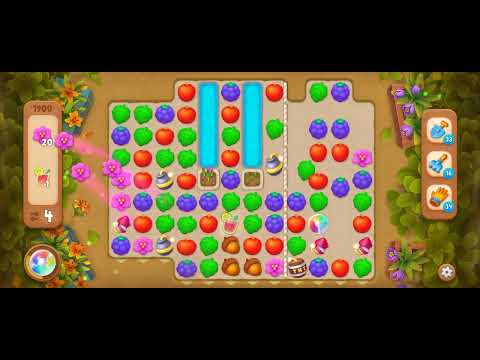 Gardenscapes Level 1900 [No booster] #androidgameplay #powerseekers #gardenscapesgame #level1900