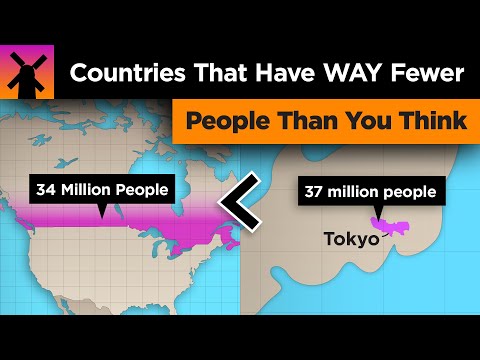 Some Big Countries Have a Surprisingly SMALL Population