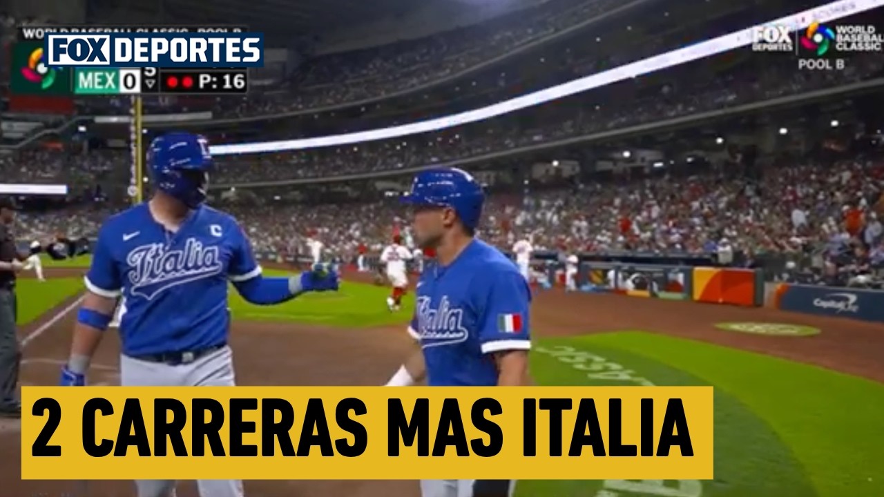 🇮🇹👏 HIT REMOLCADOR, 2 CARRERAS Jakob Marsee | Italia 5-0 México | WBC 2026
