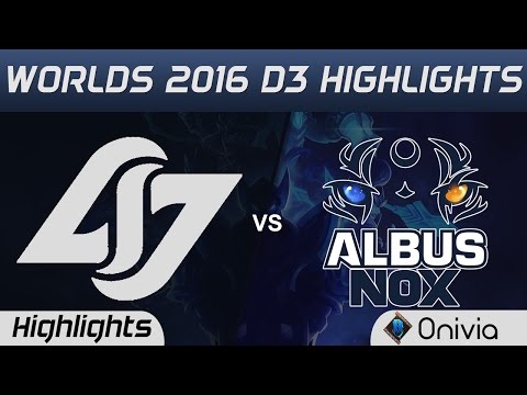 CLG vs ANX Highlights Worlds 2016 D3 Counter Logic Gaming vs Albus Nox Luna