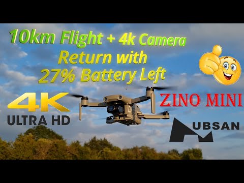 Better Than DJI Mini 2? New Hubsan Zino Mini Pro Drone is Best, 10km Range Test Flight Return 4k UHD