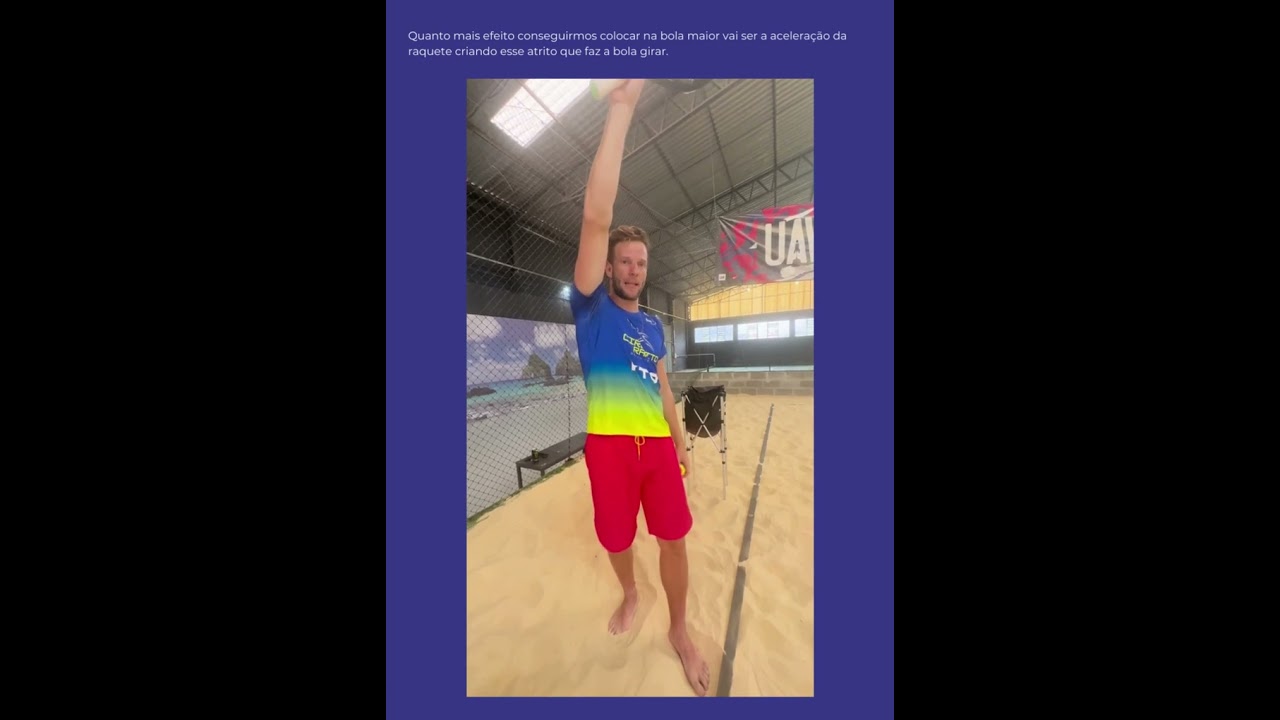 Aula de Saque Beach Tennis