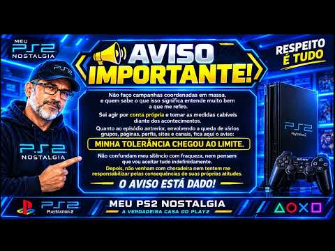 Miniatura do vídeo PS2 Nostalgia, O Aviso Está Dado