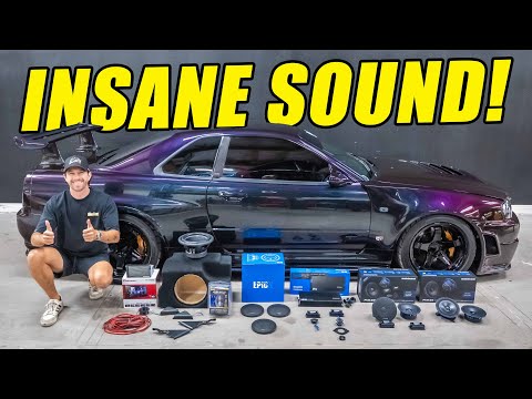 Installing a Custom Audio System in my R34 GTR!