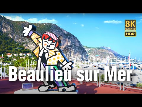 8K Ultra HDR - Beaulieu sur Mer walking tour, August 24 2023, France
