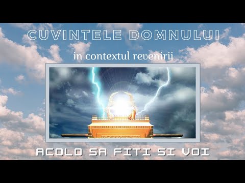 Duminica Dimineata - Cuvintele Domnului in contextul reveniri: ACOLO sa fiti si voi - 08.11.2020