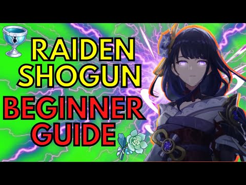 How to BUILD RAIDEN SHOGUN FOR BEGINNER (Beginner Guide) | Genshin Impact