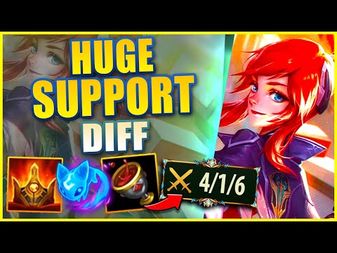 HOW TO MAKE A MASSIVE SUPPORT DIFF AND CONQUER IN LANE - League of Legends