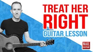 Treat Her Right ★ Guitar Lesson ★ Roy Head | George Thorogood | The Commitments - Riff Tutorial