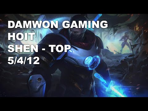DAMWON Gaming Hoit Top Shen vs Leona - KR Challenger Patch 10.9
