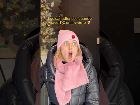 Por fin un día con calorcito☀️ #humor #canada #invierno #kimrixs