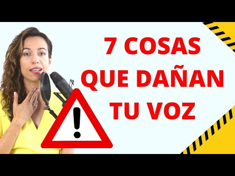 🛑COSAS QUE DAÑAN TU VOZ, Consejos para cuidar la voz, salud vocal ✅  Clases de CANTO Natalia Bliss