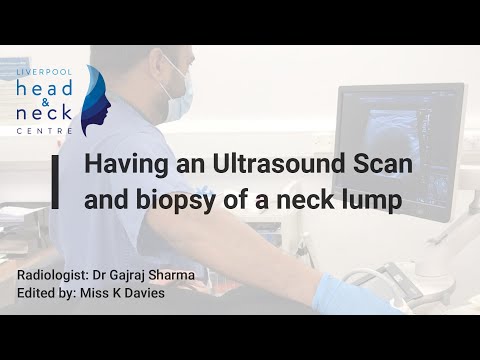 Having an Ultrasound Scan and biopsy of a neck lump