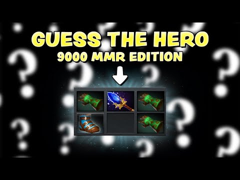 GUESS THE HERO - 9000 MMR EDITION (THIS IS NOT A JOKE)