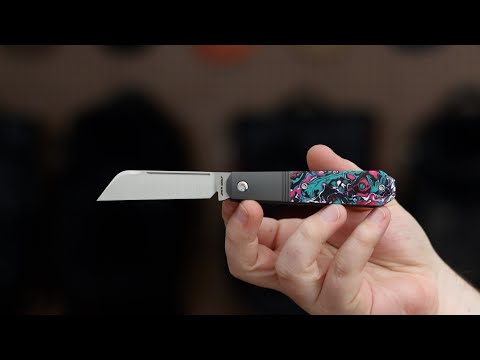 Jack Wolf Knives Midnight Jack Slip Joint Kaotic Resin MIDNI Jack Wolf Knives Midnight Jack Slip Joint Kaotic Resin MIDNI