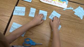 Re-Constructing Sentences from Cut-up Sentence Strips