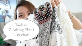 Taobao Clothing haul + try ons + review