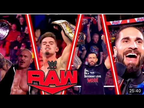 WWE Monday Night RAW 18/4/2022 Highlights HD | Seth Rollins vs Cody Rhodes April 18/4/2022 New HD