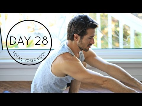 DAY 28 Total Yoga Body Stretch - Restorative Hip & Psoas Openers w/ Supported Bridge | Yoga Dose