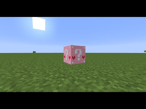 Minecraft: Lucky Block Pink (My mod) Review Version 2.3 review