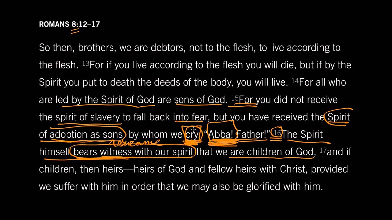 The Witness of the Spirit: Romans 8:16