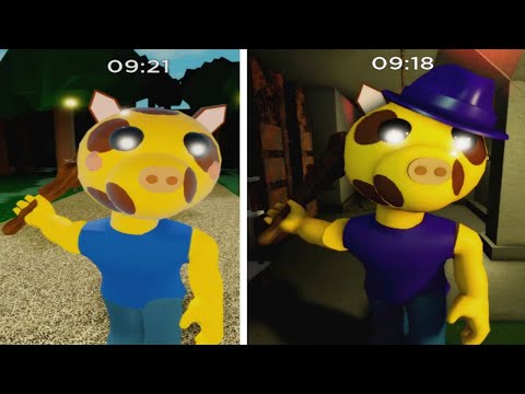 OLD GIRAFFY VS NEW GIRAFFY JUMPSCARE - Roblox Piggy New Update
