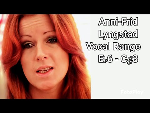 Anni-Frid Lyngstad (ABBA) Vocal Range: E♭6 - C♯3