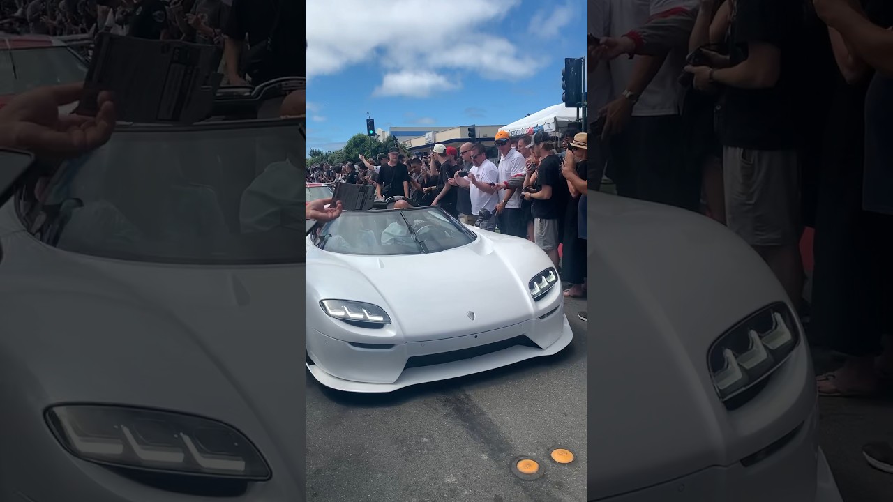 I gave Christian Von @koenigsegg Bumblebee paper airplane 😳