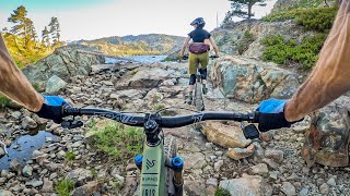 She’s RIPPIN’ and I’m DEATH GRIPPIN’ | Mountain Biking the Lakes Basin