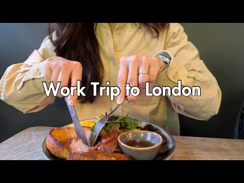 Introvert’s work trip to London 🇬🇧 | my social battery died | vlog