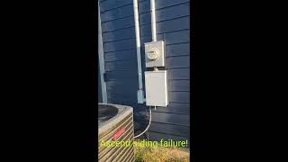 Ascend Composite Siding Heat Failure