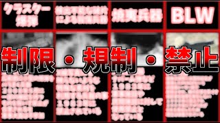 世界で制限・規制・禁止されている兵器