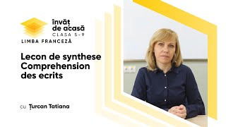 "Lecon de synthese Comprehension des ecrits"