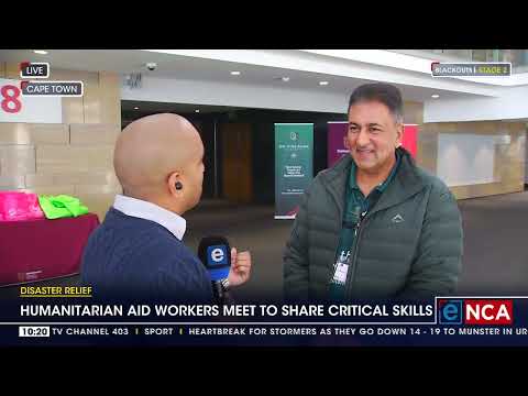 Humanitarian aid workers meet to share critical skills