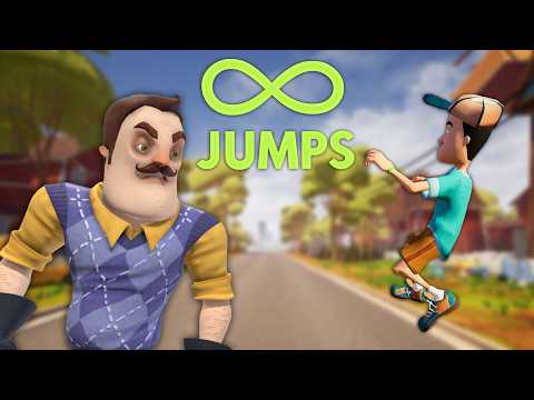 Infinite Jumps in Hello Neighbor (Full Game)