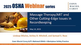 Massage Therapy/ART and Other Cutting-Edge Issues in Recordkeeping